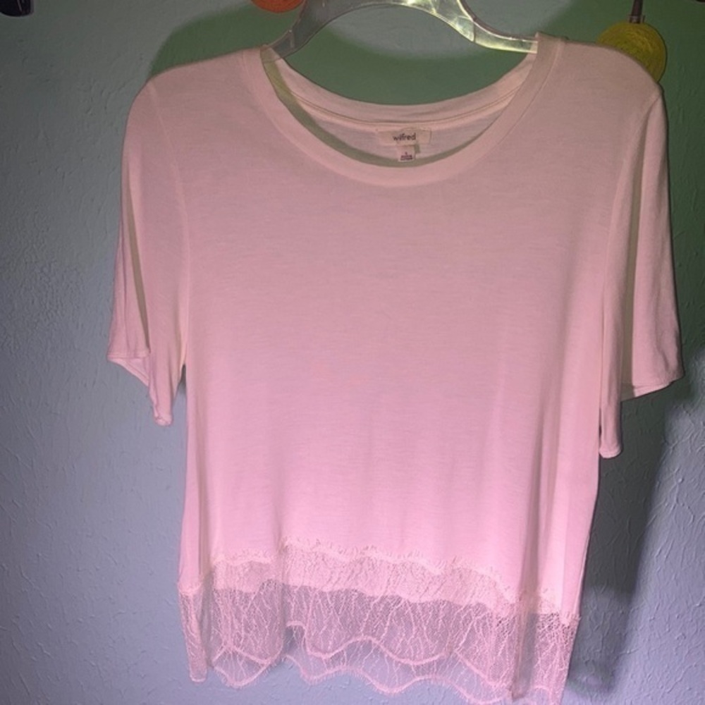 Wilfred white top with lace